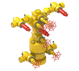 超高压175MPa/210Mpa井口采气树